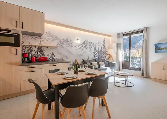 公寓 Bel Chamonix, 4 Pers, Parking - Fr-1-343-155