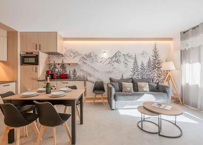 公寓 Bel Chamonix, 4 Pers, Parking - Fr-1-343-155 霞慕尼