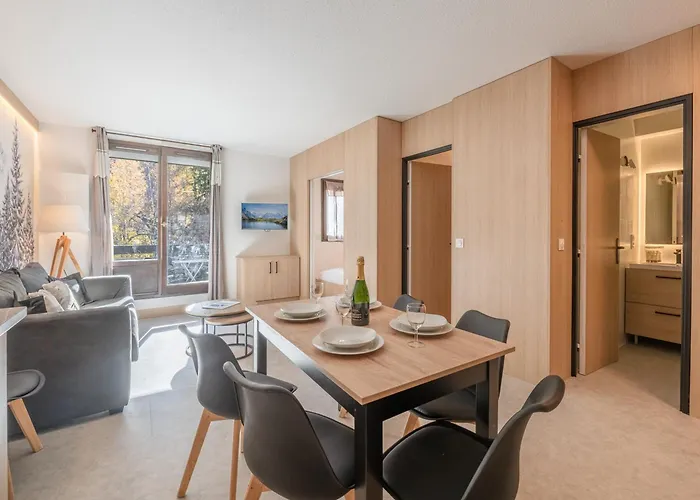 Bel Chamonix, 4 Pers, Parking - Fr-1-343-155 公寓 霞慕尼